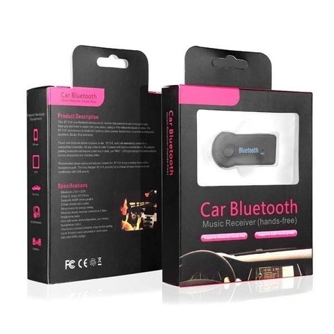Receptor Car Bluetooth Auto Micrófono Manos Libres Parlantes
