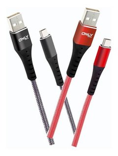 Cable ONLY USB a V8 / TIPO C Carga Rápida 3.1 Amp - Seda Mod 35/37-20 - tienda online