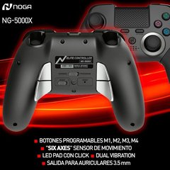 Joystick Inalambrico Ps4 Gamepad Noga Ng-5000x Elite Sixaxes - comprar online
