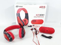 Kit Auricular Vincha/auricular In Ear Bt/parlante Ng-a310bt - comprar online