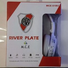 Auricular Bluetooth C/micro Sd Y Radio Fm C/aux River Plate / boca juniors
