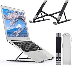 Soporte para computadora portátil de aluminio ajustable, ergonómico y plegable , compatible con Mac MacBook Pro Air, Lenovo, HP, Dell, XPS hasta 15.6" en internet