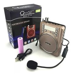 Amplificador De Voz Con Micrófono De Vincha Qg-558a