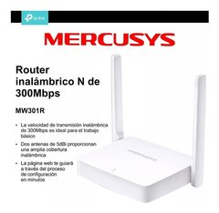 Router Mercusys Mw301R 300Mbps 2 Antenas en internet