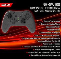 Joystick Inalambrico Noganet Ng-sw100 Switch - comprar online
