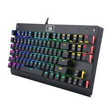 teclado gamer redragon dark avenger (k568rgb-sp) mecanico black rgb - comprar online