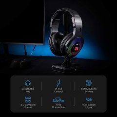 Auricular Gamer Redragon Pandora H350 RGB - comprar online
