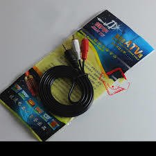 Cable Audio Atv Stereo 3.5mm A 2 Rca 1,5 Metros - comprar online
