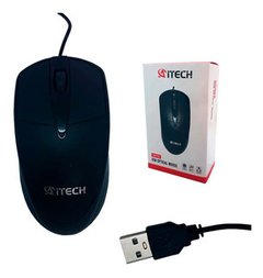 Mouse Aitech Con Cable Negro Cp72
