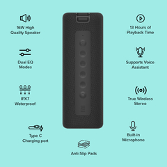 Parlante Xiaomi Mi Portable Bluetooth 5.0 Speaker 16w Ipx7 - comprar online