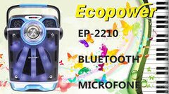 PARLANTE Ecopower Ep-2210 Bluetooth, Mp3, Microfono
