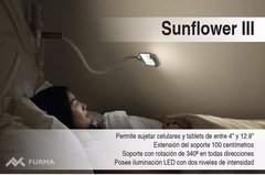 Soporte Flexible Para Celular Y Tablet Con Luz Sunflower 3