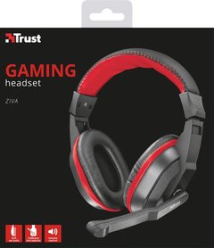 Auricular Trust Ziva Gaming Headset Microfono Pc Gamer