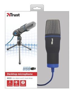 Microfono Trust Mico 3.5mm + Usb Con Tripode Pc en internet