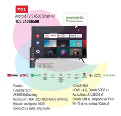 Smart TV TCL S-Series 40S6500 LED Full HD 40" en internet