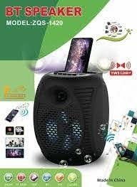 PARLANTE ZQS-1420 karaoke bluetooth speaker with Free Mic