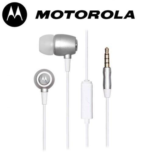 Auriculares Motorola Earbuds Metal Water Resistant In Ear