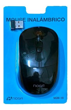 MOUSE INALAMBRICO NOGA NGM-18 RECEPTOR NANO USB ERGONÓMICO