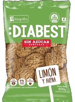 GALLETITAS DIABEST LIMON Y AVENA