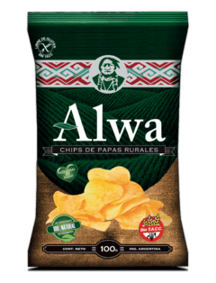 CHIPS DE PAPAS NATURALES 'ALWA'