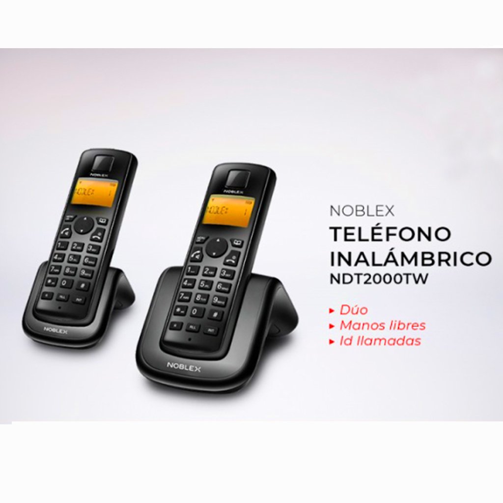 Telefono noblex inalambrico 6.0 ident. llamada/manos libres
