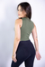 Cropped Cacharrel Liza Verde Militar - comprar online