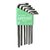 Juego de 7 llaves hexagonales "L" Torx® tper rack Urrea