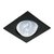 Luminario empotrable cuadrado de LED, dirigible 5 W, negro