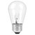 Lámpara incandescente S14, 11 W, para serie de luz