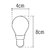 Lámpara LED S14 de 1 W, luz cálida - comprar en línea