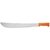 Machete estándar 18" cacha naranja, caballete