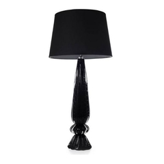 Abajur Murano São Marcos Verona Preto 77cm - Thoulouse 