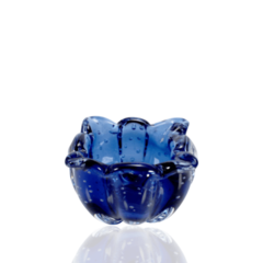 Cachepot de Murano Gouda Azul Nightly. Cristais de Labone. Loja Thoulouse