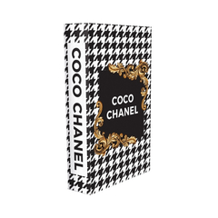 Caixa Livro Book Pied de Poule Maxi - Compre livro caixa decorativo Chanel online na Thoulouse.