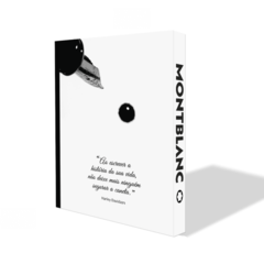 Caixa Livro Book Box Mont Blanc com frases de Sucesso no verso do Livro, Compre peças decorativas Mont Blanc nan Thoulouse 