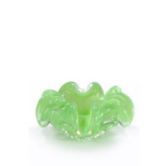 Centro de Mesa Murano Aspente Mini Verde Olive 14cm. Comprar murano São Marcos na Thoulouse 