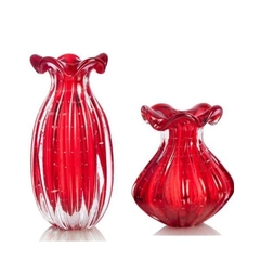 Conjunto Trouxinhas Murano Vermelho São Marcos - Thoulouse Home Décor 