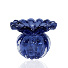 Vaso Murano trouxinha Battlo PP Nightly Blue. Compre Online Trouxinha de Murano Azul na Thoulouse