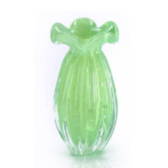 Vaso Murano Trouxinha Verde Olive 24cm, Compre Online na Thoulouse