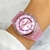 RELOJ XONIX ANALOGICO CAUCHO ROSA SUMERGIBLE(52.8)