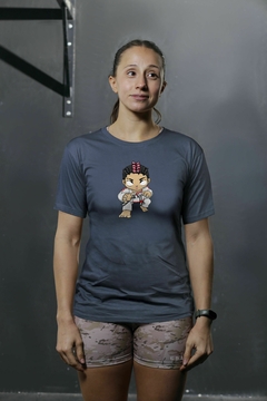 Remera Dama Chibi GRACIE - Jiu-Jitsu