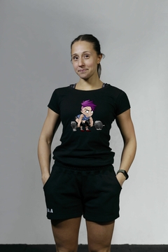 Remera Dama Chibi Laila - Power Snatch en internet