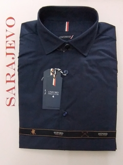 Camisa fantasía a tono Oxford Polo Club Art. Positano- Cod. Int. Modica /C: Navy
