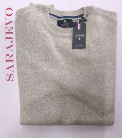 Sweater cuello redondo Oxford Polo Club Art. Alex- C: Ecru melange