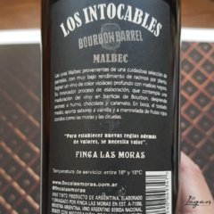 Finca Las Moras Los Intocables Bourbon barrel Malbec 750cc Finca las moras Wine - comprar online
