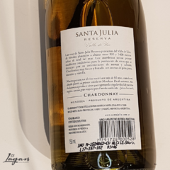 Santa Julia Reserva Chardonnay 750cc Familia Zuccardi - comprar online