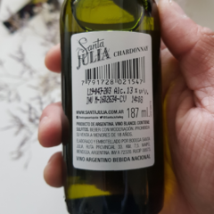 Santa Julia Chardonnay 187cc Varietales - Familia Zuccardi - comprar online
