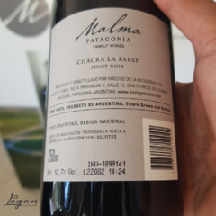 Malma Pinot Noir Finca la Papay 750cc - comprar online