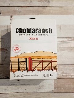 Cholilaranch Malbec Bag in Box 3 Litros Bodega Malma
