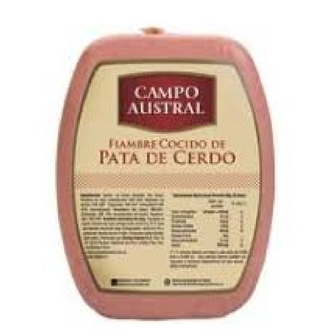 Fiambre de Pata Cocido CAMPO AUSTRAL Feteado